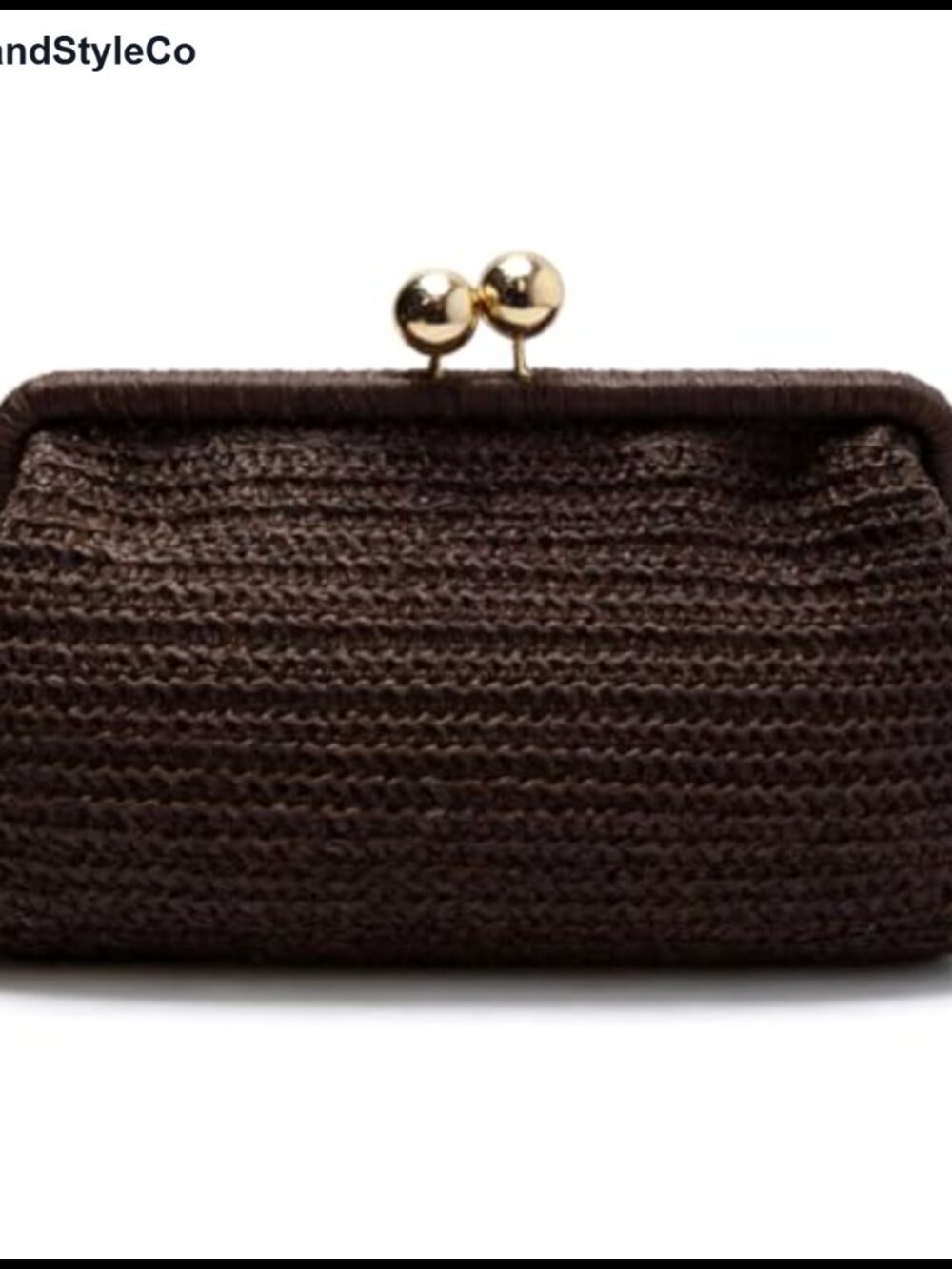 Straw Clutch Woven Evening Bag for Women Summer Beach Purse